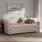 Baxton Studio Perry Modern Light Beige Daybed with Trundle 141-7929 - alternate 4